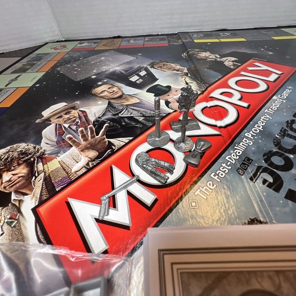 Monopoly Doctor Who 50th Anniversary Collector’s Edition Open Box Original Pac.. - Picture 12 of 16